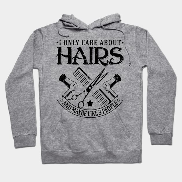 Hairstylist Barber Cosmetology Hoodie by Humbas Fun Shirts